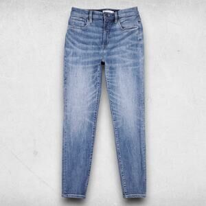 Carve Designs Carson Jeans Women 6 Blue Tapered Organic Casual Chic Trendy